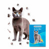 Animal Jigsaw Puzzle > Wooden Jigsaw Puzzle > Jigsaw Puzzle Russian Blue Cat - Jigsaw Puzzle