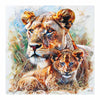 Animal Jigsaw Puzzle > Wooden Jigsaw Puzzle > Jigsaw Puzzle A5 Lion's Family - Jigsaw Puzzle