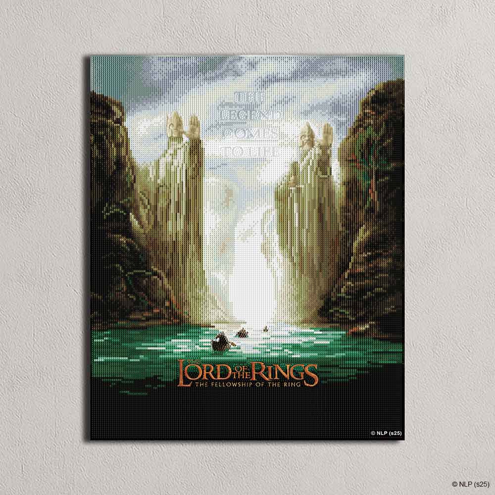 De poorten van Argonath - Diamant schilderset