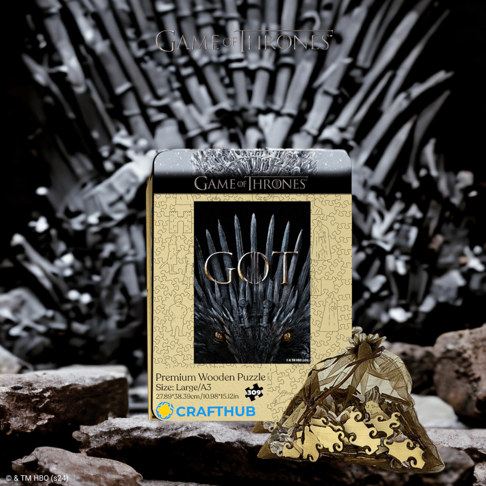 Animal Jigsaw Puzzle > Wooden Jigsaw Puzzle > Jigsaw Puzzle The Iron Throne - Wooden Jigsaw Puzzle