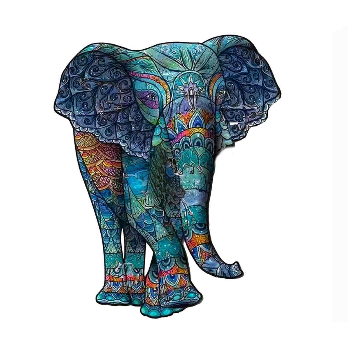 Neem de telefoon op streep Ooit Aziatische olifant - puzzel – Craft Hub NL