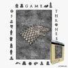 Animal Jigsaw Puzzle > Wooden Jigsaw Puzzle > Jigsaw Puzzle A4 + Wooden Gift Box House Stark of Winterfell - Wooden Jigsaw Puzzle
