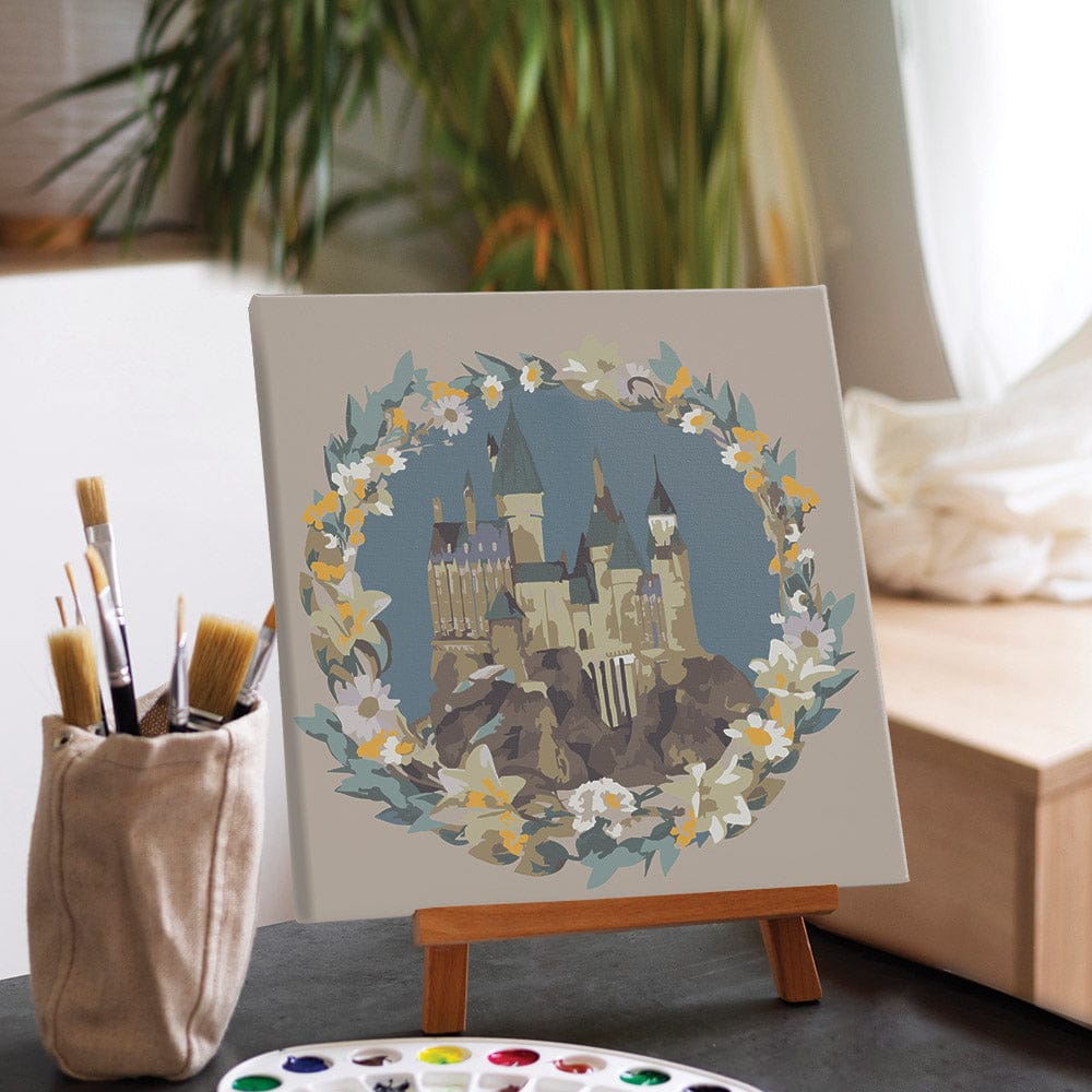 Hogwarts Castle Schilderen op Nummer Kit met Lijst Craft Hub