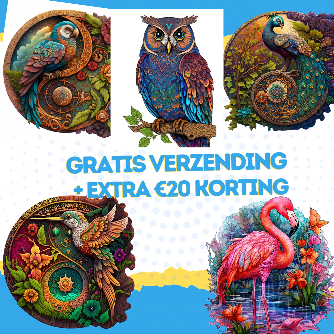 Top 5 Vogel Houten Puzzels (Tot €20 korting + gratis verzending)