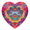 Animal Jigsaw Puzzle > Wooden Jigsaw Puzzle > Jigsaw Puzzle A5 Mandala Heart - Jigsaw Puzzle