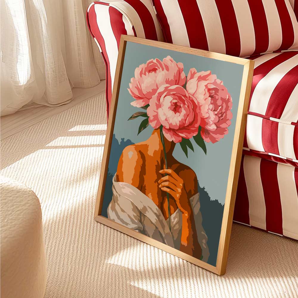 Painting By Numbers Kits 15.7" x 19.6" (40 x 50cm) Blossom Veil - Paint By Numbers Kit