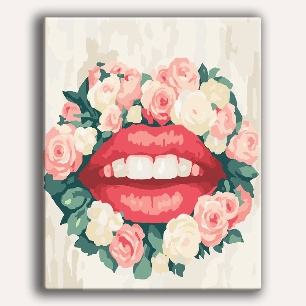 Painting By Numbers Kits 15.7" x 19.6" (40 x 50cm) Spring Kiss - Paint By Numbers Kit