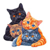 Animal Jigsaw Puzzle > Wooden Jigsaw Puzzle > Jigsaw Puzzle A5 Dreamy Cats - Jigsaw Puzzle