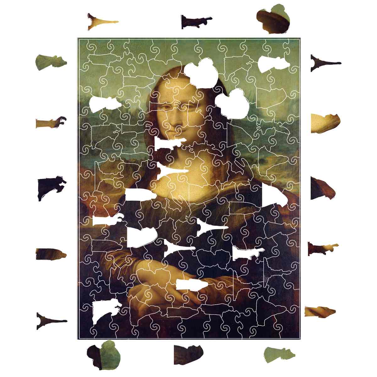 Mona Lisa - puzzel