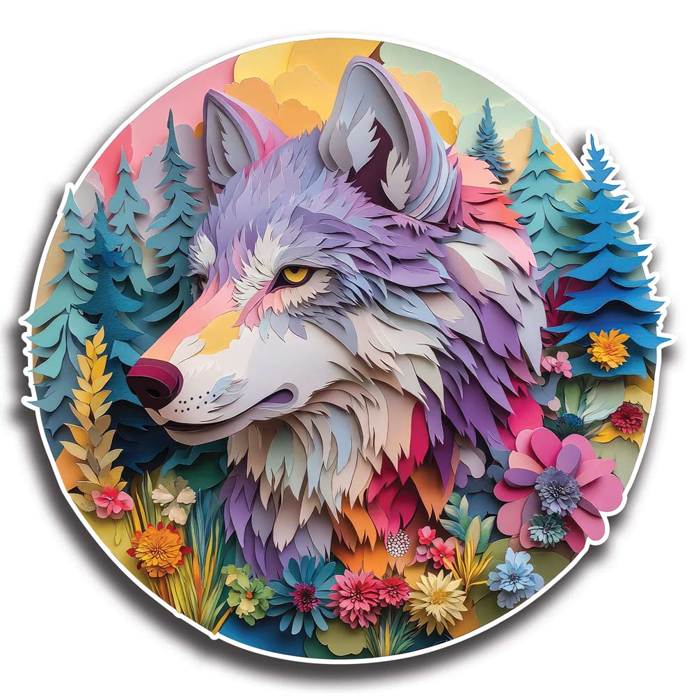 Bloeiende Wolf - Houten Puzzel