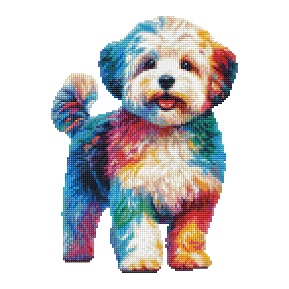 Leonberger Hond - Diamant Schilderij Kit – Craft Hub NL
