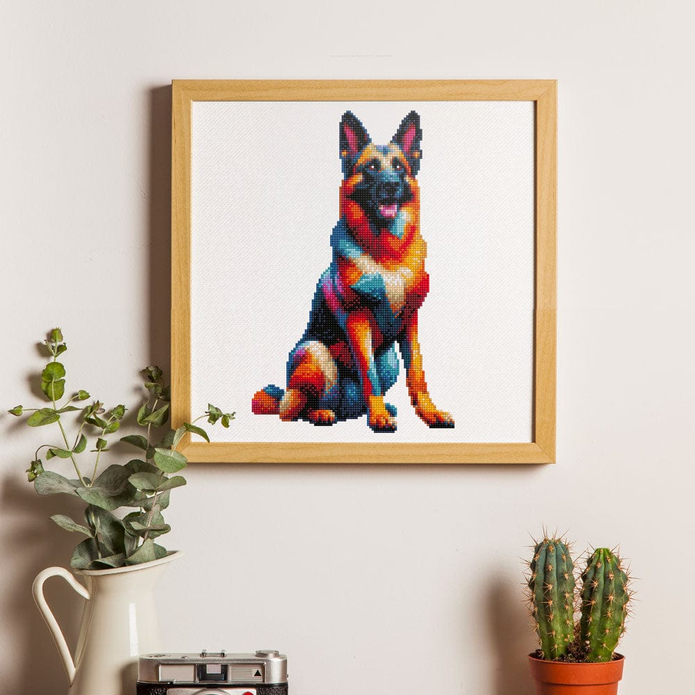 15.7"x15.7" / 40cm x 40cm Malinois Dog - Diamond Painting Kit