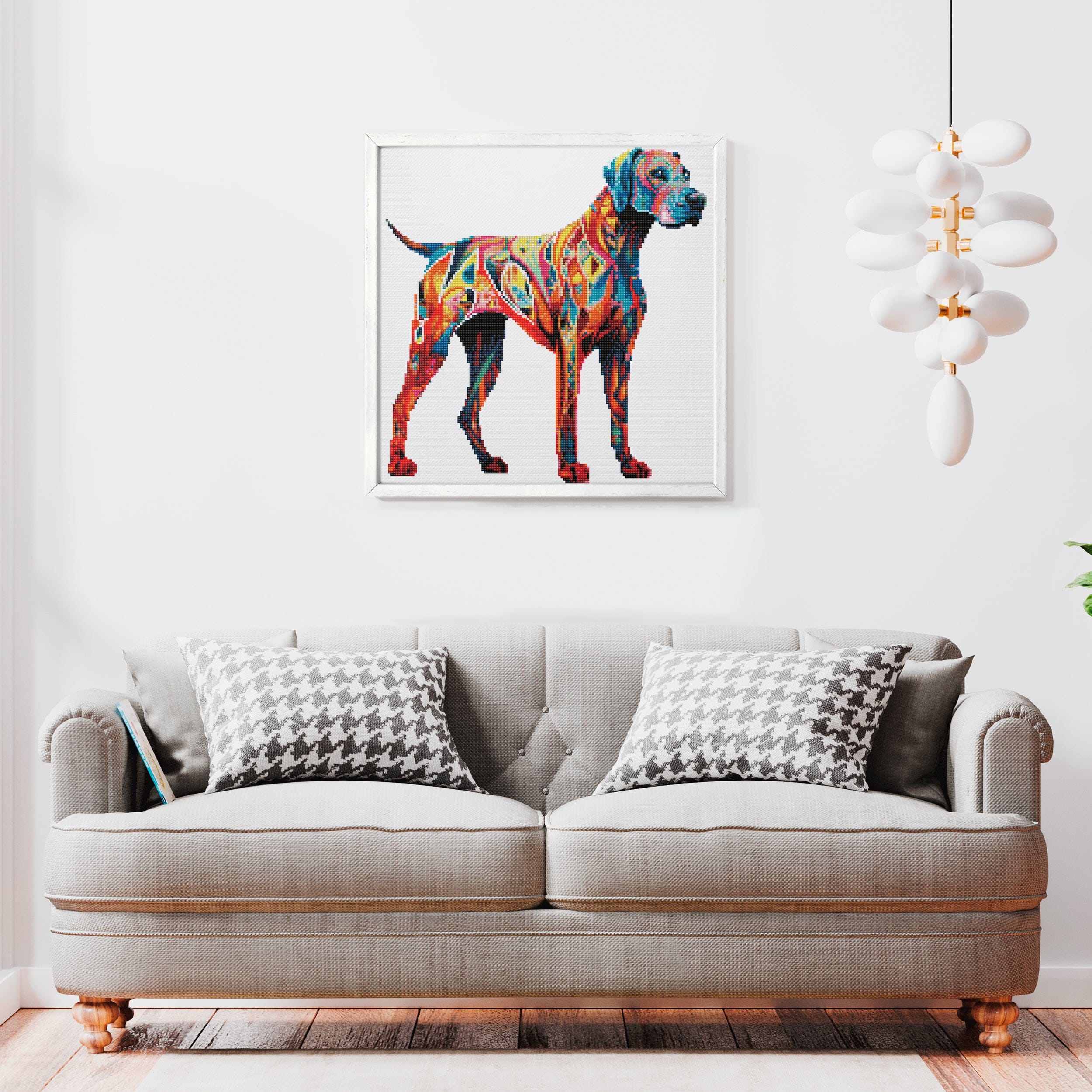 15.7"x15.7" / 40cm x 40cm Great Dane Dog - Diamond Painting Kit