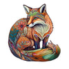 Afbeelding in Gallery-weergave laden, Animal Jigsaw Puzzle &gt; Wooden Jigsaw Puzzle &gt; Jigsaw Puzzle A5 Sly Fox - Jigsaw Puzzle