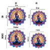 Animal Jigsaw Puzzle > Wooden Jigsaw Puzzle > Jigsaw Puzzle Mandala Meditating Woman - Jigsaw Puzzle