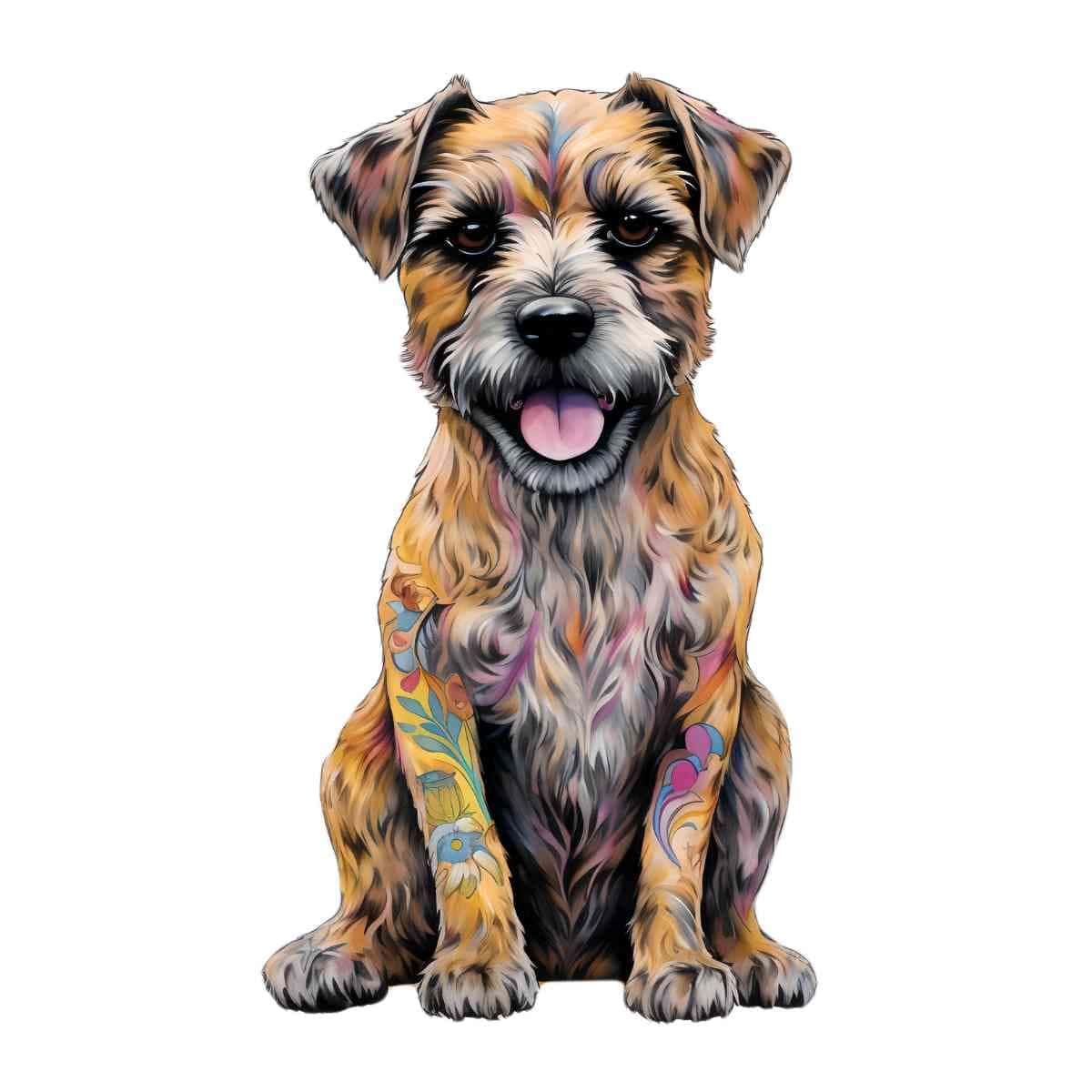 Animal Jigsaw Puzzle > Wooden Jigsaw Puzzle > Jigsaw Puzzle A3 Border Terrier Dog - Jigsaw Puzzle