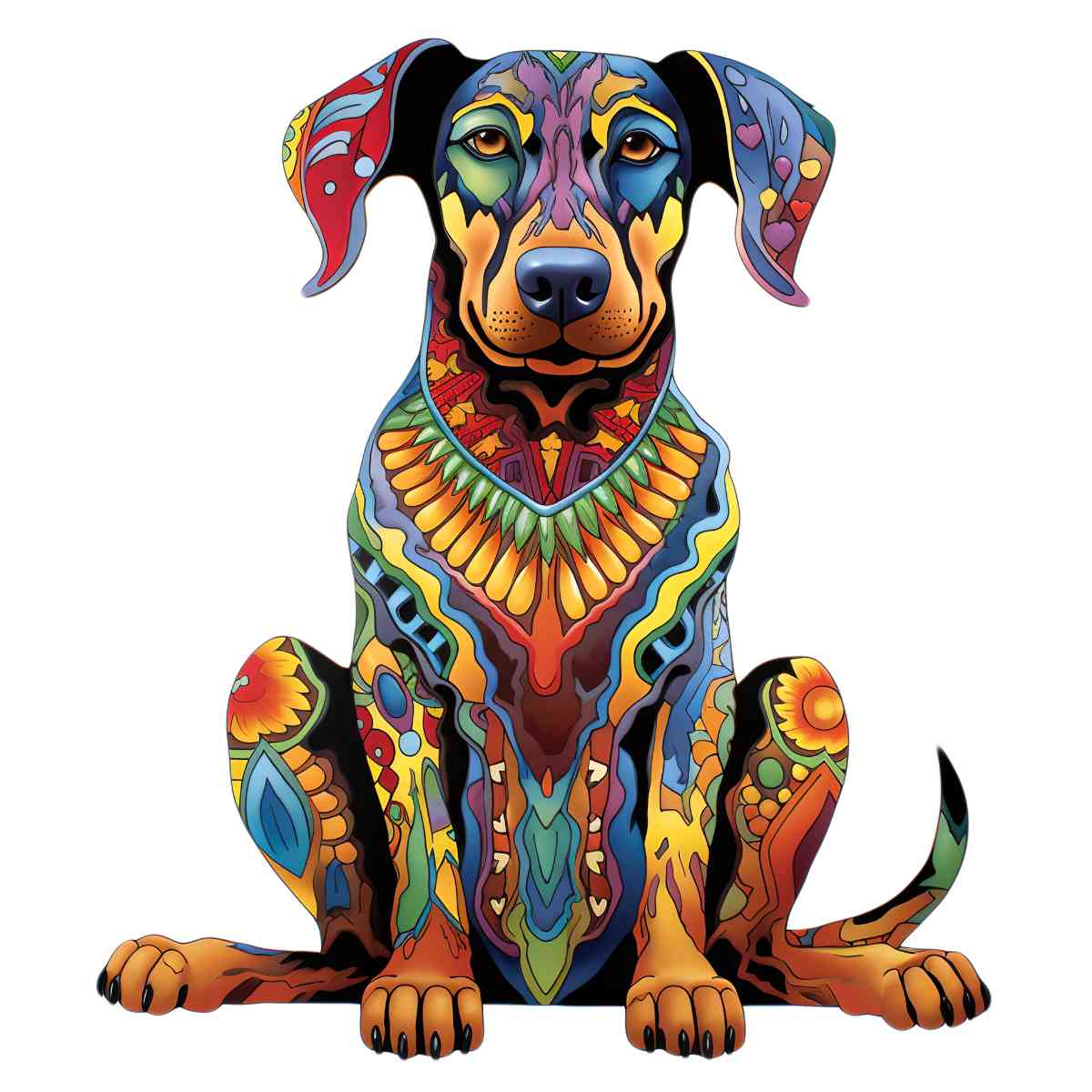 Animal Jigsaw Puzzle > Wooden Jigsaw Puzzle > Jigsaw Puzzle A3 Doberman Dog - Jigsaw Puzzle