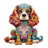 Afbeelding in Gallery-weergave laden, Animal Jigsaw Puzzle &gt; Wooden Jigsaw Puzzle &gt; Jigsaw Puzzle A3 King Charles Dog - Jigsaw Puzzle
