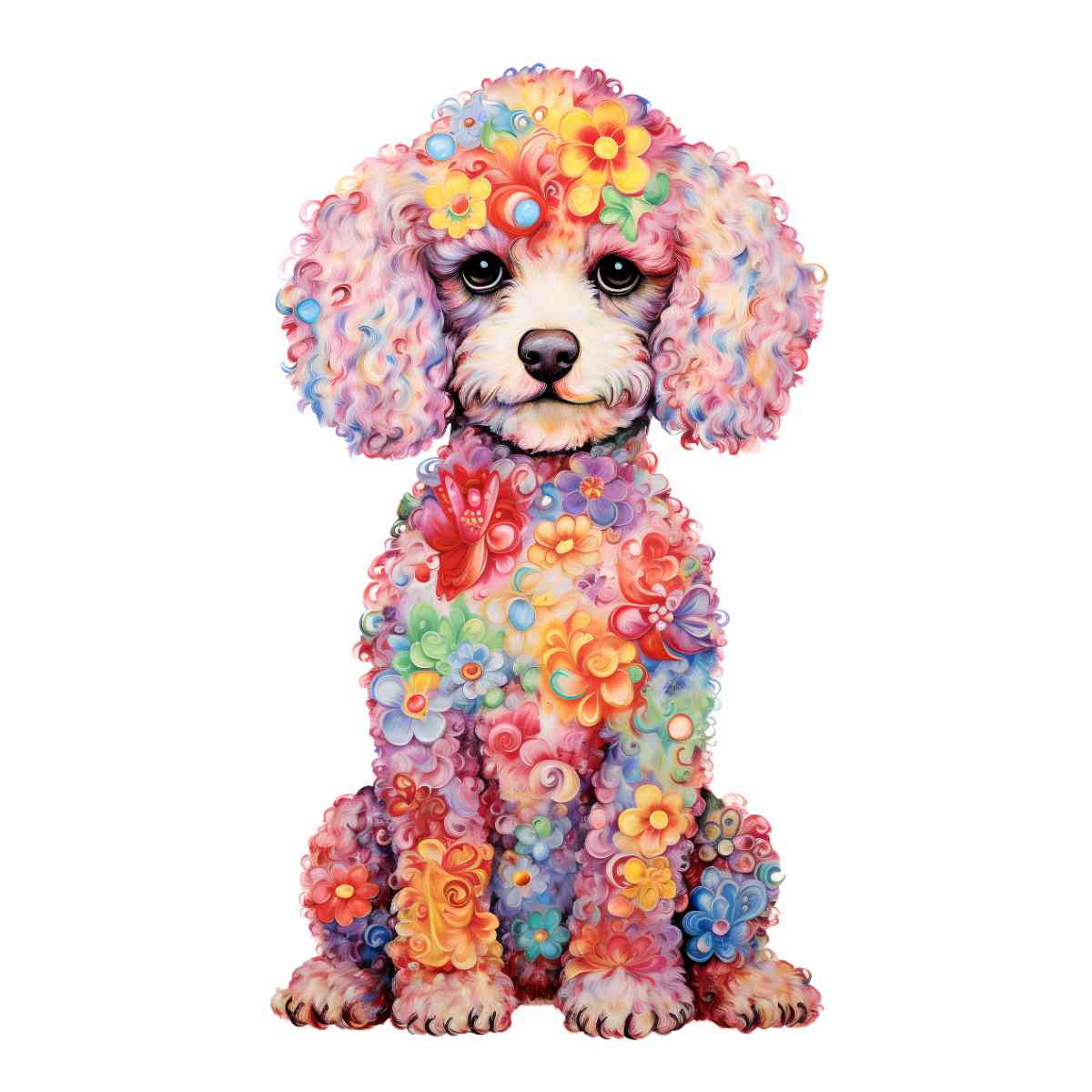 Animal Jigsaw Puzzle > Wooden Jigsaw Puzzle > Jigsaw Puzzle A3 Poodle Dog - Jigsaw Puzzle