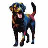 40x40cm Black Labrador Dog - Diamond Painting Kit