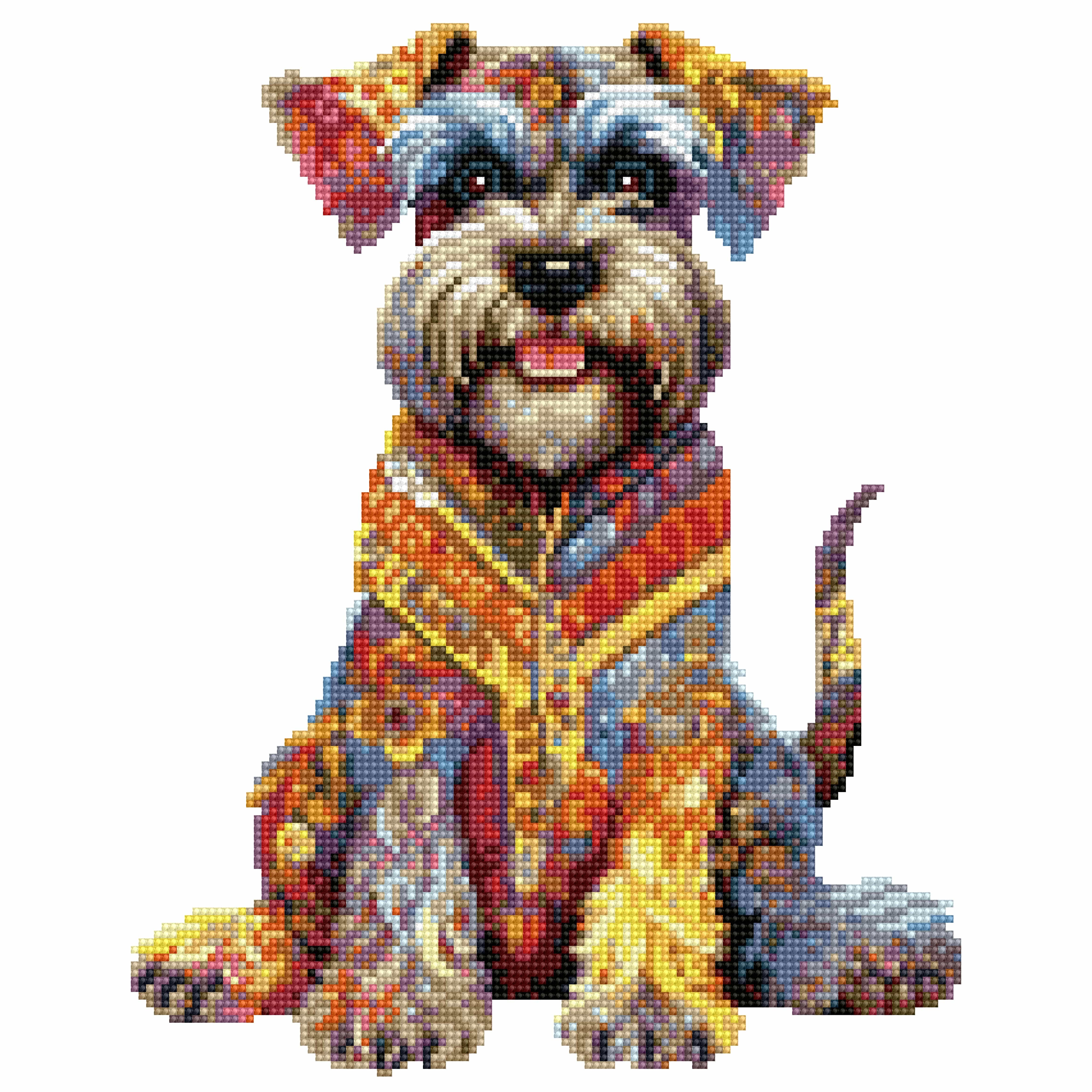 40x40cm Schnauzer Dog - Diamond Painting Kit