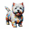 40x40cm West Highland White Terrier Dog / Westie - Diamond Painting Kit