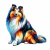 Animal Jigsaw Puzzle > Wooden Jigsaw Puzzle > Jigsaw Puzzle A4 Collie / Rough Collie Dog - Jigsaw Puzzle
