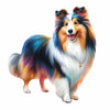Animal Jigsaw Puzzle > Wooden Jigsaw Puzzle > Jigsaw Puzzle A4 Sheltie Dog - Jigsaw Puzzle