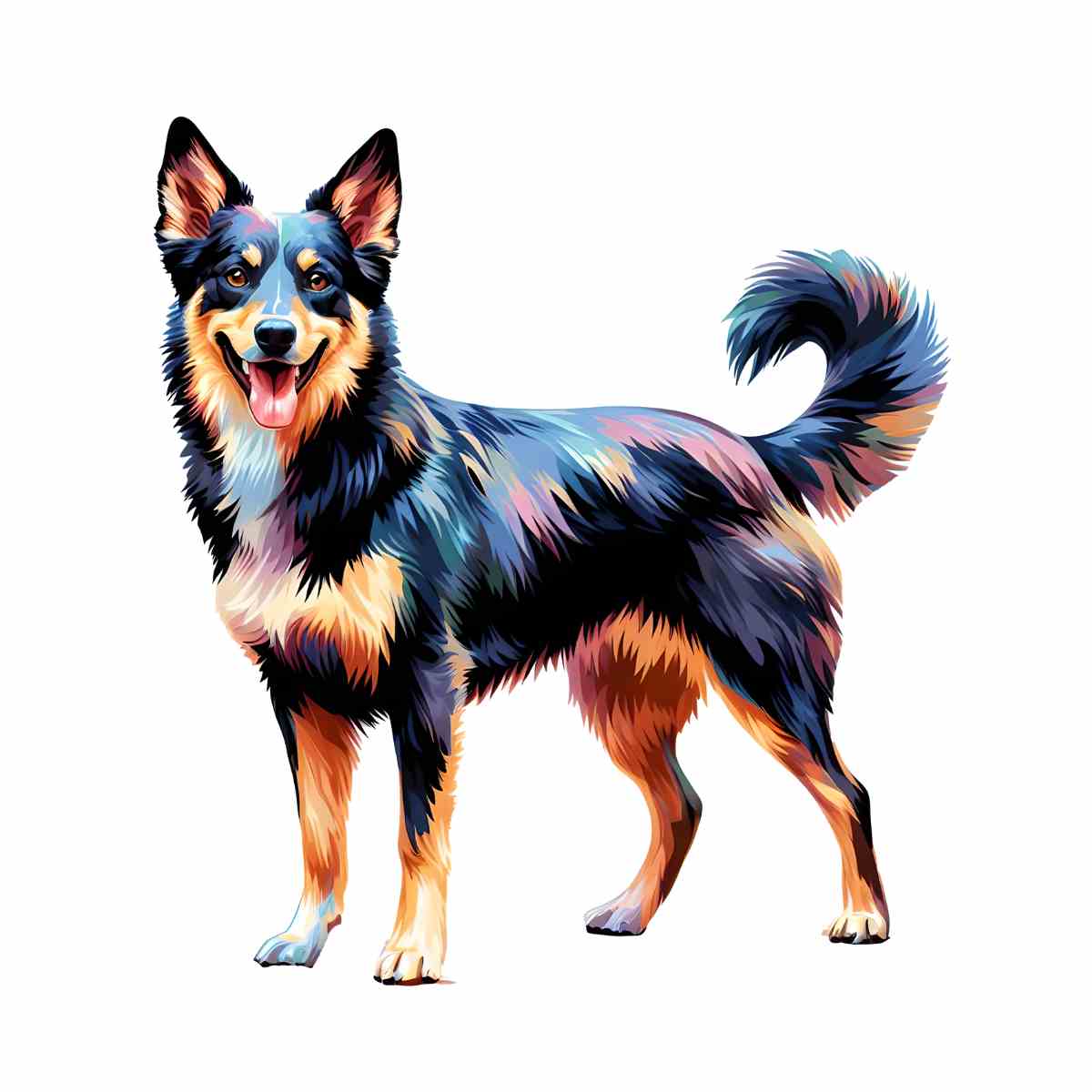 Animal Jigsaw Puzzle > Wooden Jigsaw Puzzle > Jigsaw Puzzle A4 Australian Kelpie Dog - Jigsaw Puzzle
