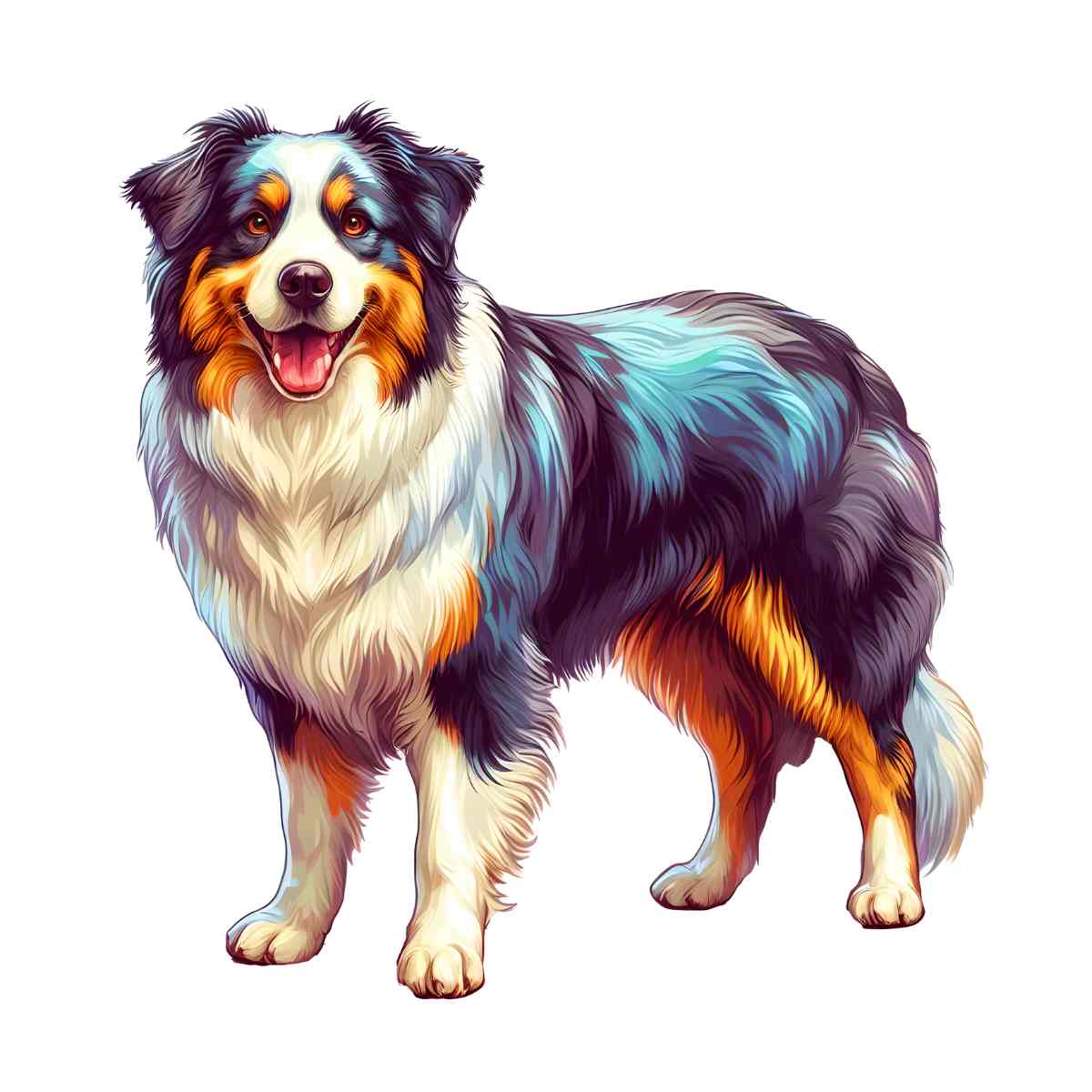 Animal Jigsaw Puzzle > Wooden Jigsaw Puzzle > Jigsaw Puzzle A4 Australian Shepherd Dog - Jigsaw Puzzle