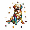 Animal Jigsaw Puzzle > Wooden Jigsaw Puzzle > Jigsaw Puzzle Yellow Labrador Dog - Jigsaw Puzzle