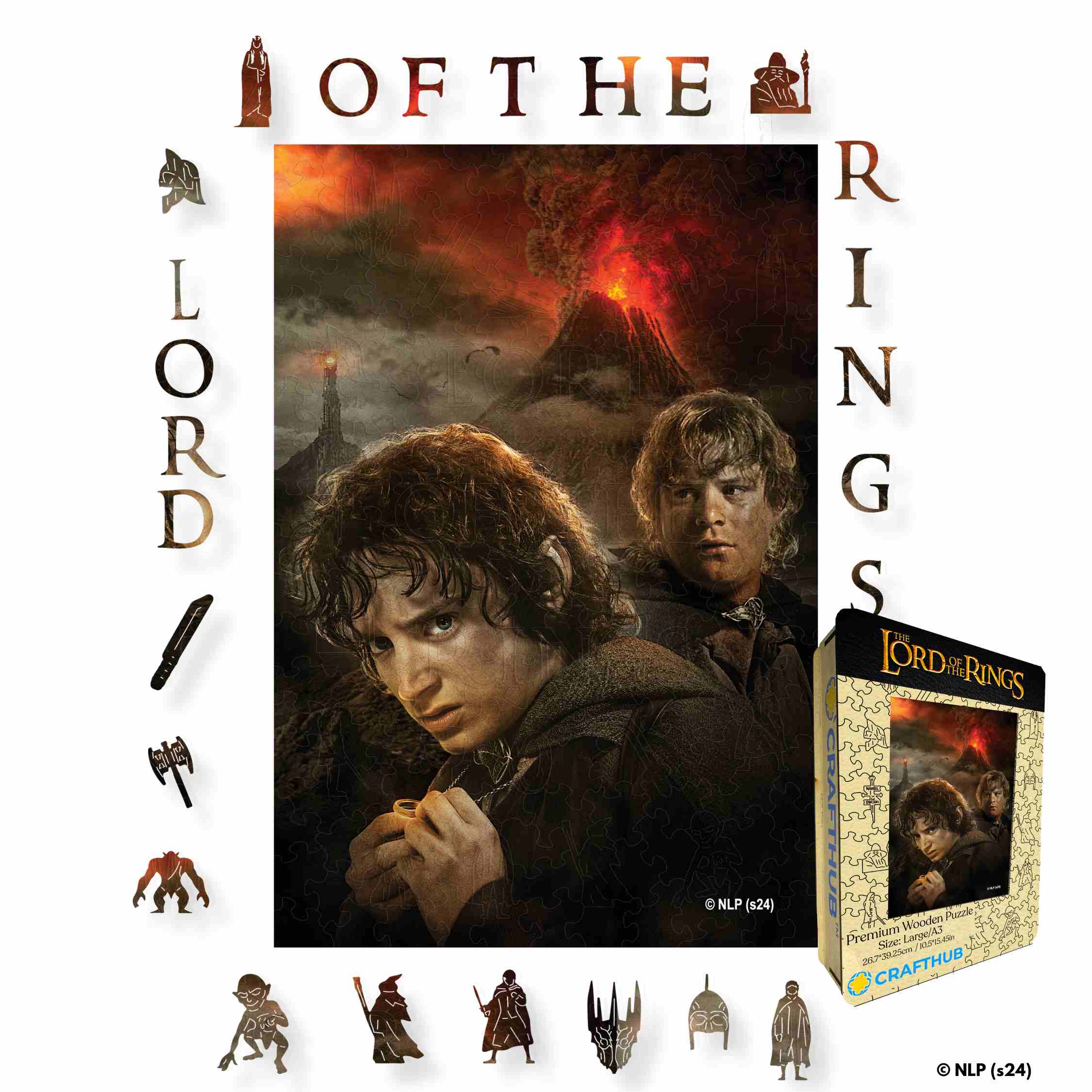 Animal Jigsaw Puzzle > Wooden Jigsaw Puzzle > Jigsaw Puzzle The Mount Doom Quest - Wooden Jigsaw Puzzle