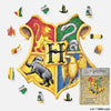 Animal Jigsaw Puzzle > Wooden Jigsaw Puzzle > Jigsaw Puzzle A4 + Wooden Gift Box Harry Potter - Hogwarts Crests Wooden Jigsaw Puzzle