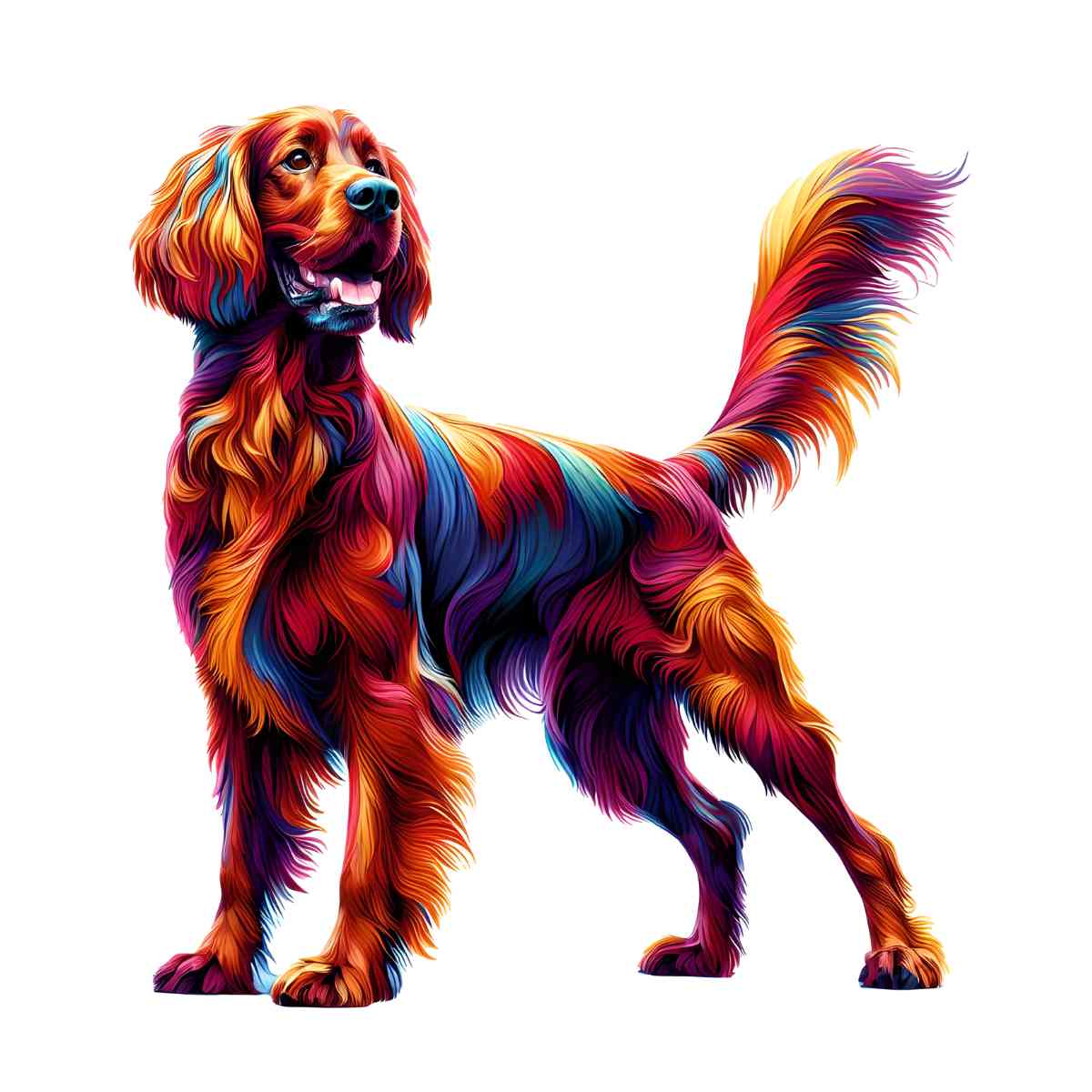 Animal Jigsaw Puzzle > Wooden Jigsaw Puzzle > Jigsaw Puzzle A4 Red Setter / Irish Setter Dog - Jigsaw Puzzle
