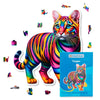Animal Jigsaw Puzzle > Wooden Jigsaw Puzzle > Jigsaw Puzzle A4 + Paper Box Toyger Cat - Jigsaw Puzzle